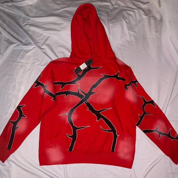 KDNK Sweatsuit Thorn Style Red/Black Men’s Size Small, Medium and Large - Picture 2 of 6